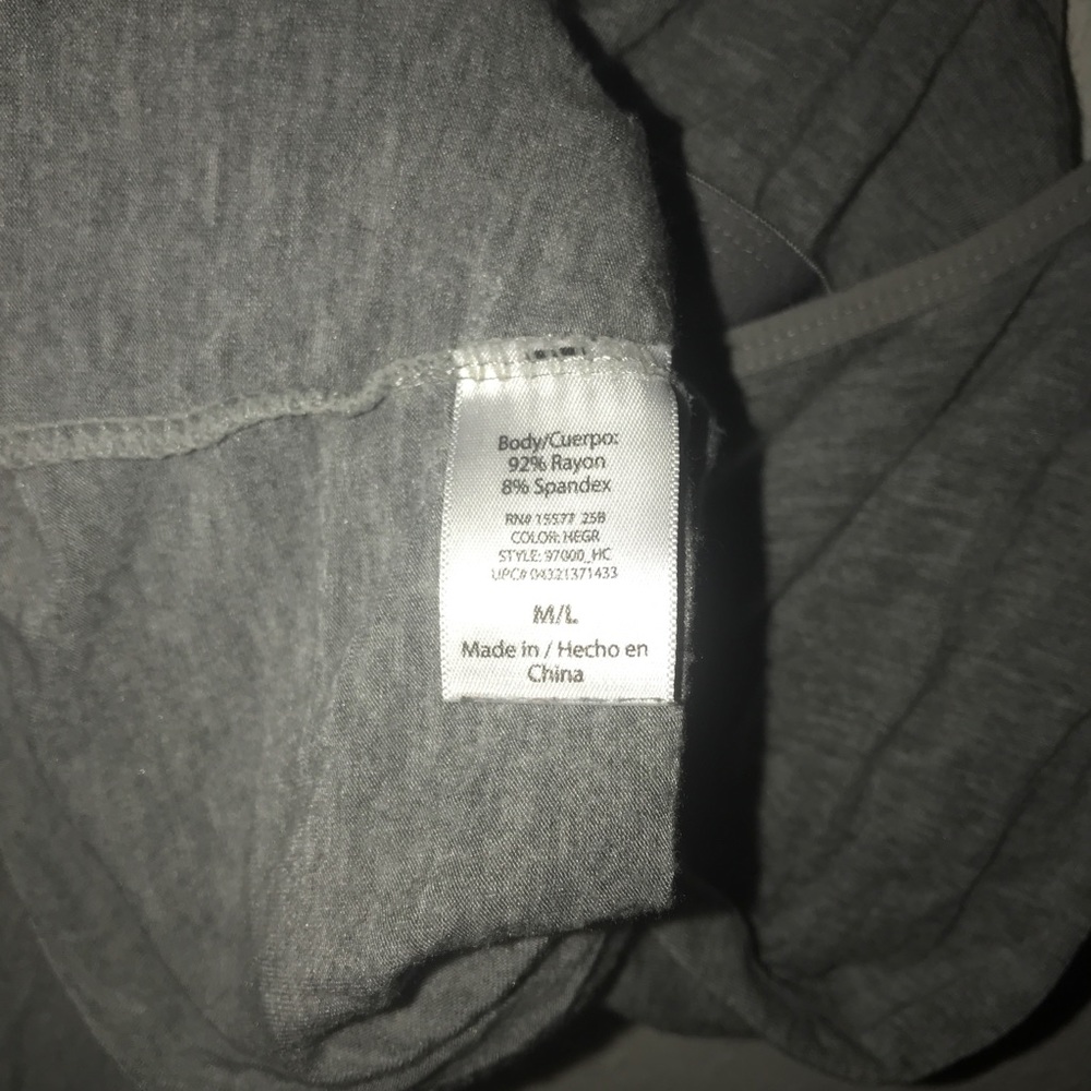 Maternity Nursing Tank Grey - Picture 3 of 3